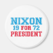 Nixon 1972 election refrigerator magnet