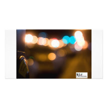 NJPI Parking metre takes on the night. Photo Greeting Card