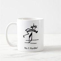 No 1 Hurdler Mug Track and Field