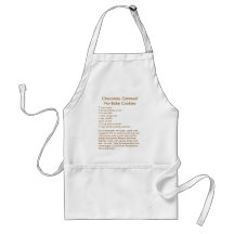 No-Bake Cookie Recipe on an Apron