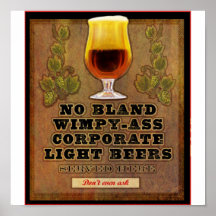 No bland beers served here print