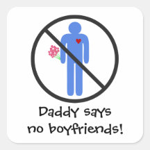 No Boyfriends Allowed Stickers