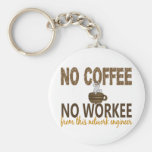No Coffee No Workee Network Engineer Key Chains