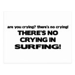 No Crying - Surfing Postcard