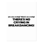 No Cyring - Breakdancing Postcard