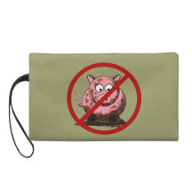 No Dirty Pigs Bagettes Bag Wristlet