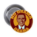 No Drama Obama Button
