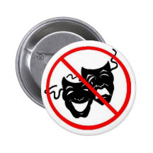 No Drama Pinback Button