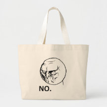 NO! face Canvas Bags