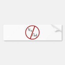 No fart bumper sticker
