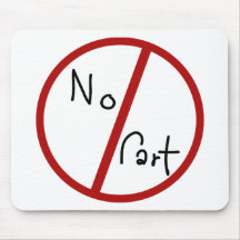 No fart mouse pad