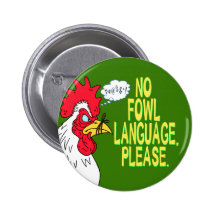 No Fowl Language Buttons