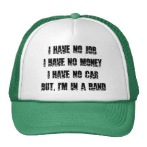 No Job - No Money - No Car Mesh Hat