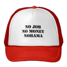 NO JOB NOBAMA TRUCKER HAT