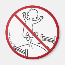 No Jumping on the Bed! Magnets