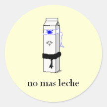 No mas leche sticker
