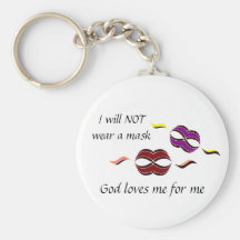 No Mask Keychain