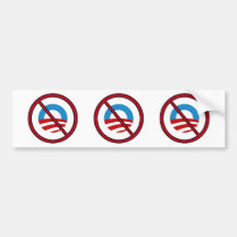 No Obama Bumper Sticker