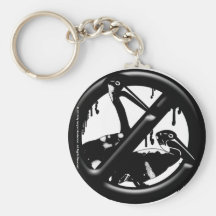 No Oily Pelicans KC Keychain