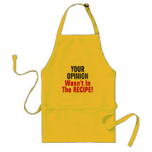 No Opinion Needed? Aprons