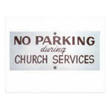 No Parking Post Cards