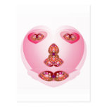 No pen or brush used for this SWEET HEART Post Card