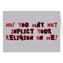 No Religion Card