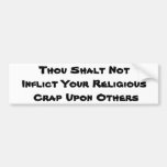 No Religious Crap Bumper Stickers