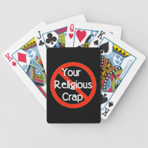 No Religious Crap Playing Cards