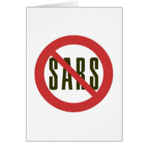 No Sars Greeting Card