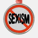 No Sexism Ornaments