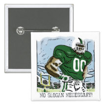 No Slogan Necessary Green Button