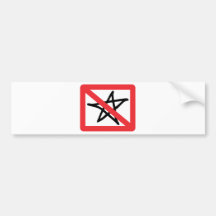No Stars Bumper Stickers