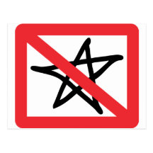 No Stars Post Cards