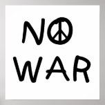 NO War T-shirts and Gifts Poster