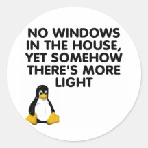 No windows in the house... sticker