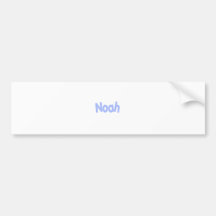 Noah Bumper Sticker