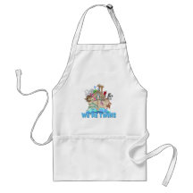 Noah's Ark We're Twins Apron