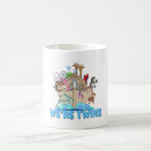 Noah's Ark We're Twins Coffee Mug