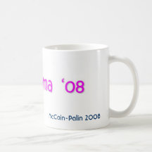 NObama 2008 Lipstick mug