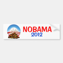 Nobama 2012 OBAMA STINKS Bumper Stickers