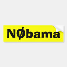 NObama, / Bumper Sticker