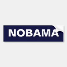NOBAMA BUMPER STICKER