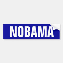 NOBAMA BUMPER STICKERS