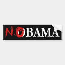NOBAMA BUMPERSTICKER BUMPER STICKERS