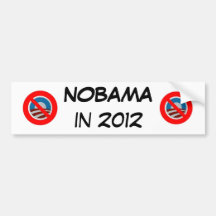 NOBAMA in 2012 Bumper Sticker