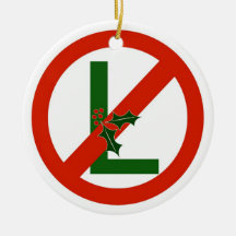Noel No-L Christmas Ornament