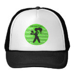 Non-Hodgkin's Lymphoma Fight Like A Girl Warrior Mesh Hat