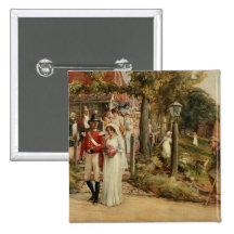 None But The Brave Deserve The Fair' Pinback Button