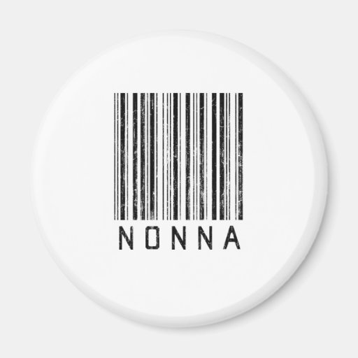Nonna Barcode Fridge Magnet